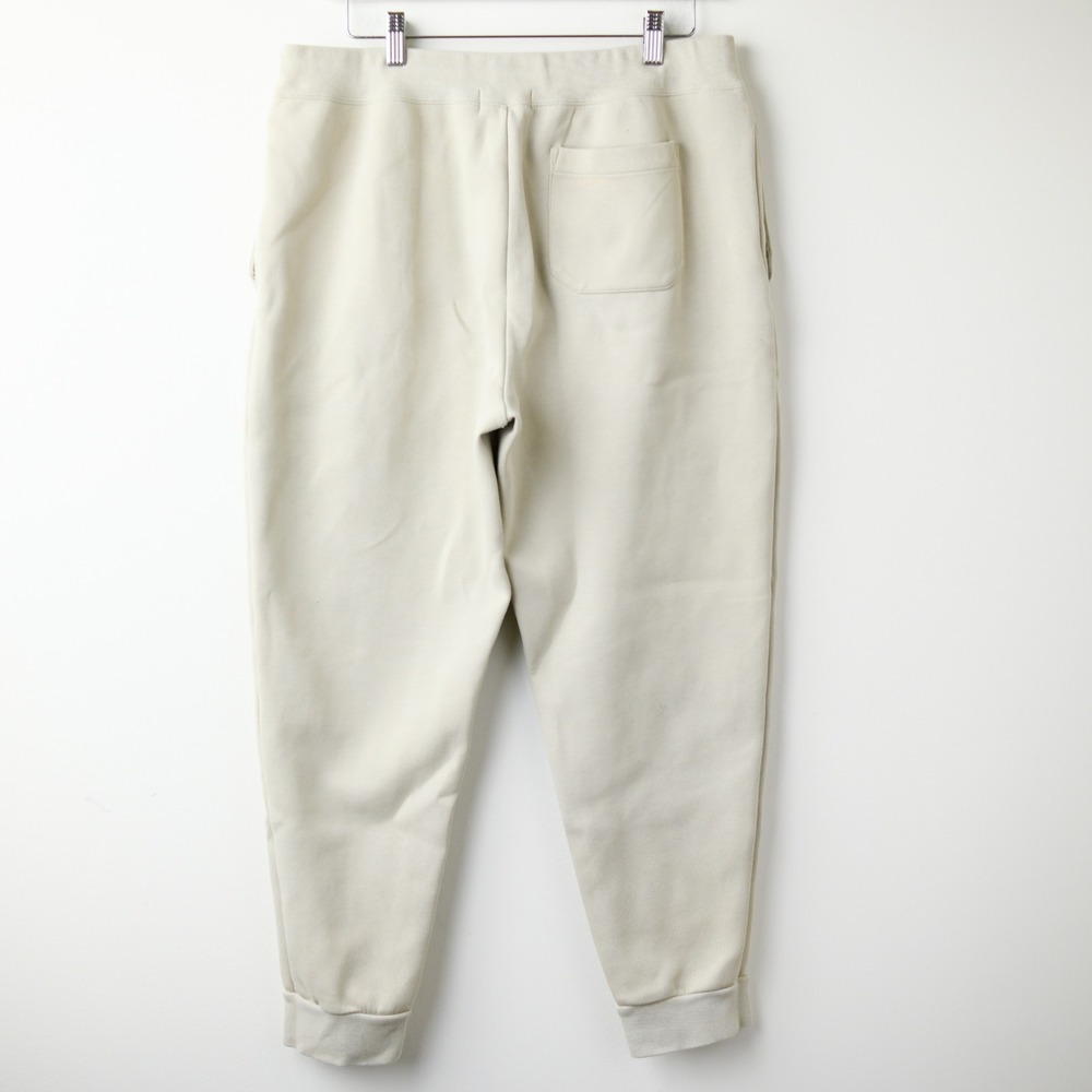 Polo Ralph Lauren Joggers Mens L Beige Cotton Pony Drawstring Casual Sweatpants - Picture 7 of 14
